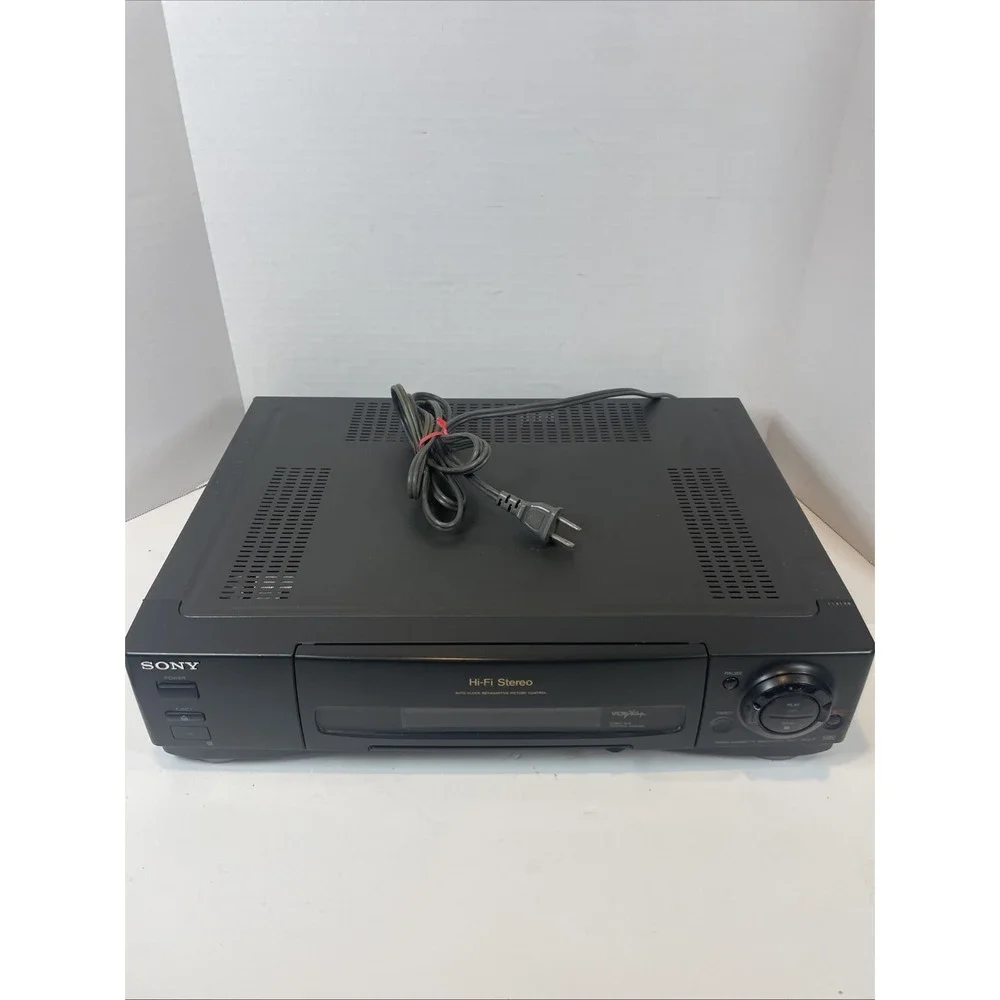 Sony VCR Player Black SLV-780HF Hi-Fi Stereo 4-Head VHS Recorder, no remote
